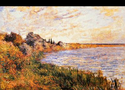 Claude Monet  The Banks of the Seine at La Grande Jatte